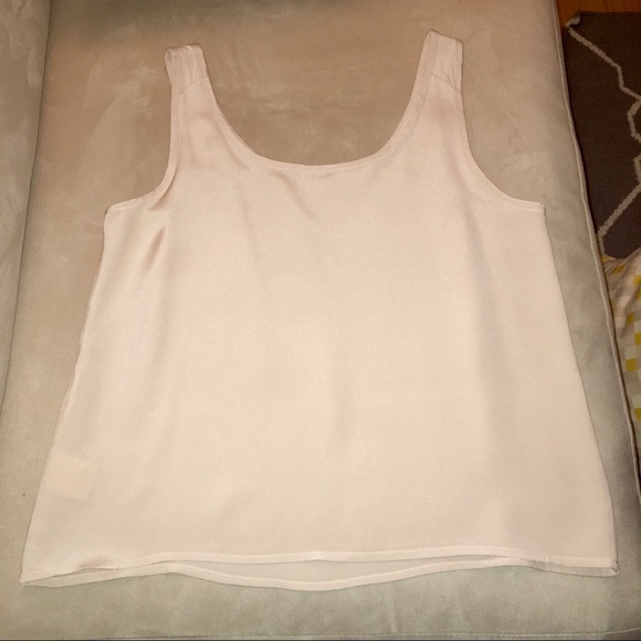CUYANA 3-Ply Silk Scoop Tank Blouse - Picture 5 of 8